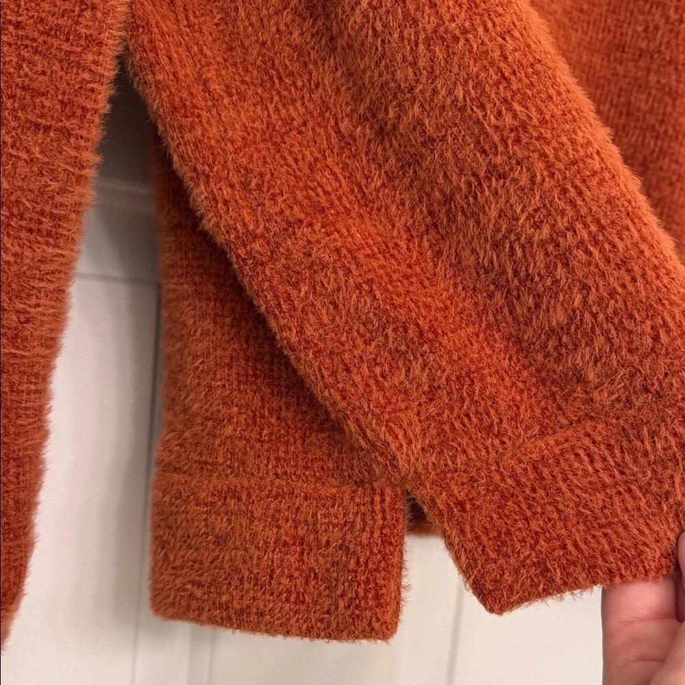 Textured Chenille Mock Neck Sweater